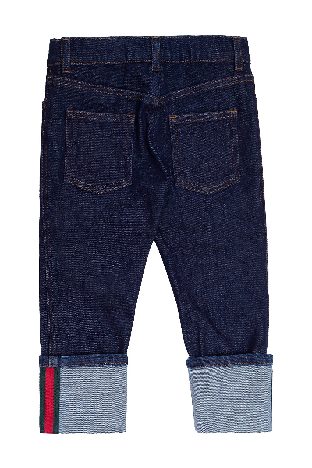 Navy blue Logo jeans Gucci Kids IetpShops SB Mjukisbyxor f r